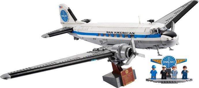 LEGO Icons 11378 Douglas DC-3 PAN AM: 1,903-Piece Aviation History for $219.99