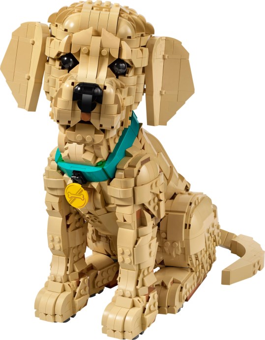 LEGO 11384 Golden Retriever Puppy: 2,102 Pieces of Posable Dog Perfection