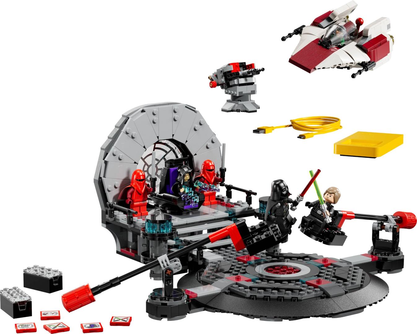 LEGO 75427 Throne Room Duel and A-Wing.