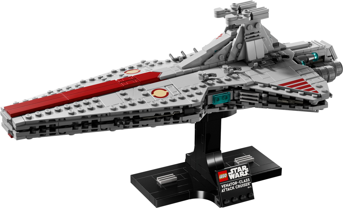 LEGO 75441 Venator-Class Attack Cruiser review cover graphic.