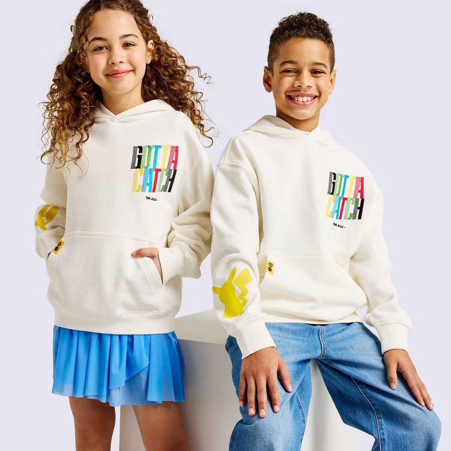 Youth Hoodie Pullover Sweatshirt — Cream