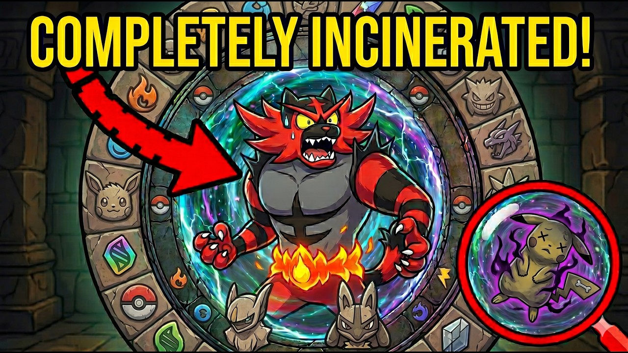 Competitive Pokémon battle arena