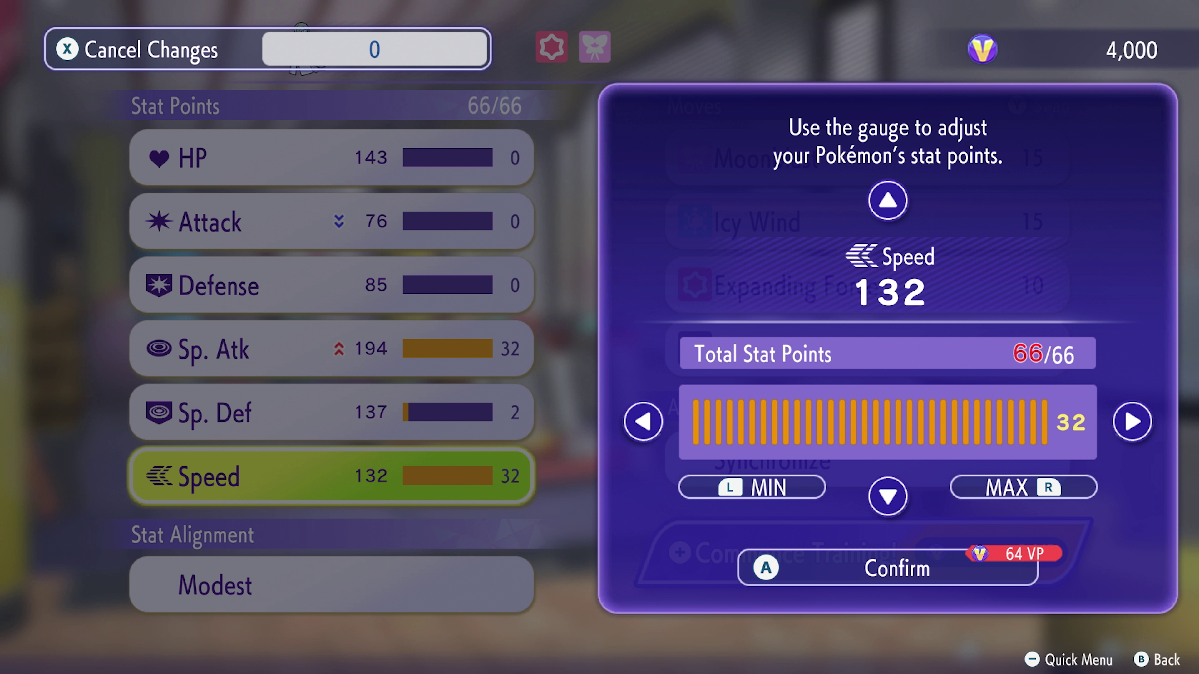 Competitive Pokémon battle arena