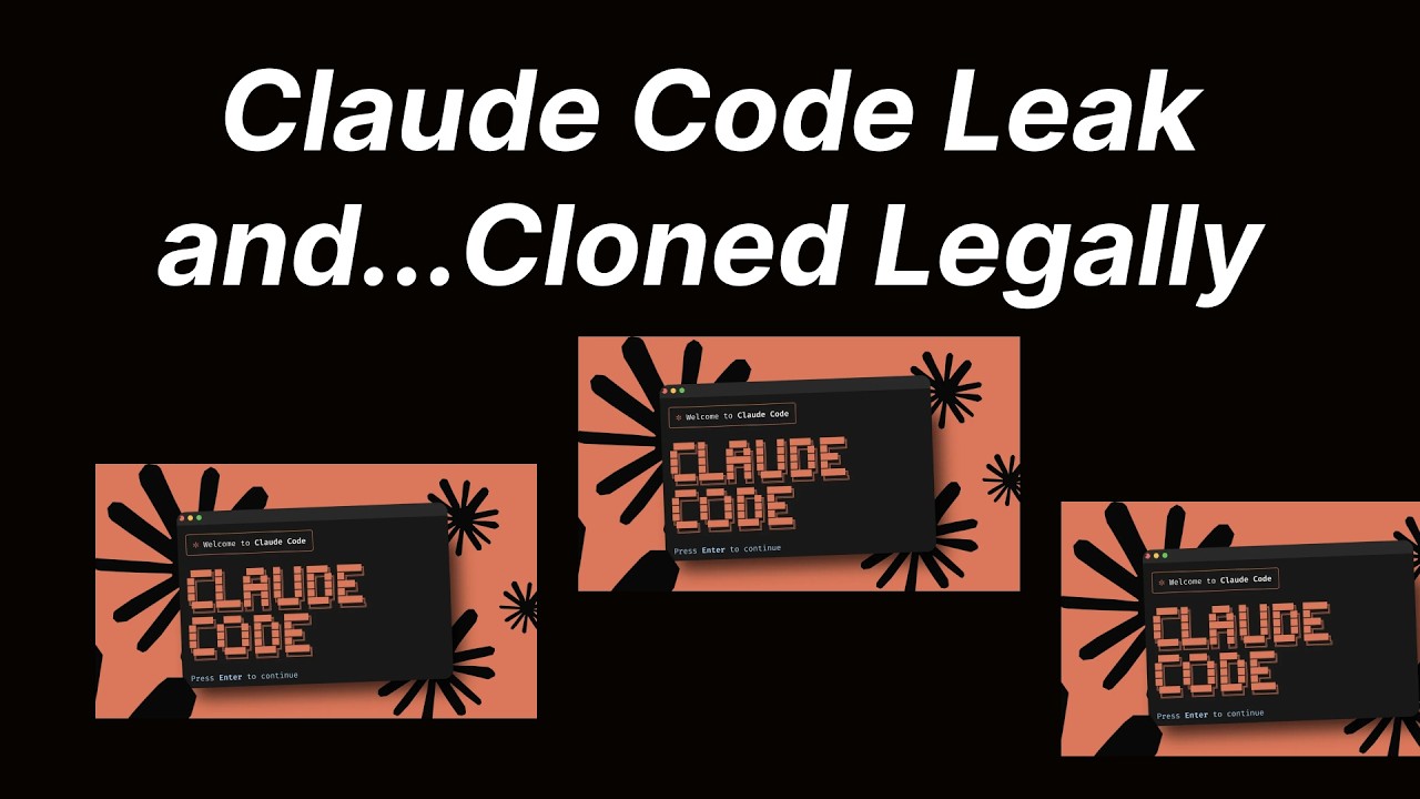 Claude Code Leaked & Cloned, Solo Dev Re-Built Multi-agent Coding Tool Potentially Worth Billions