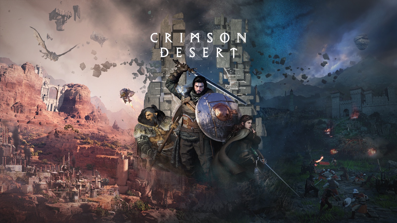 Official Crimson Desert key art from Pearl Abyss.